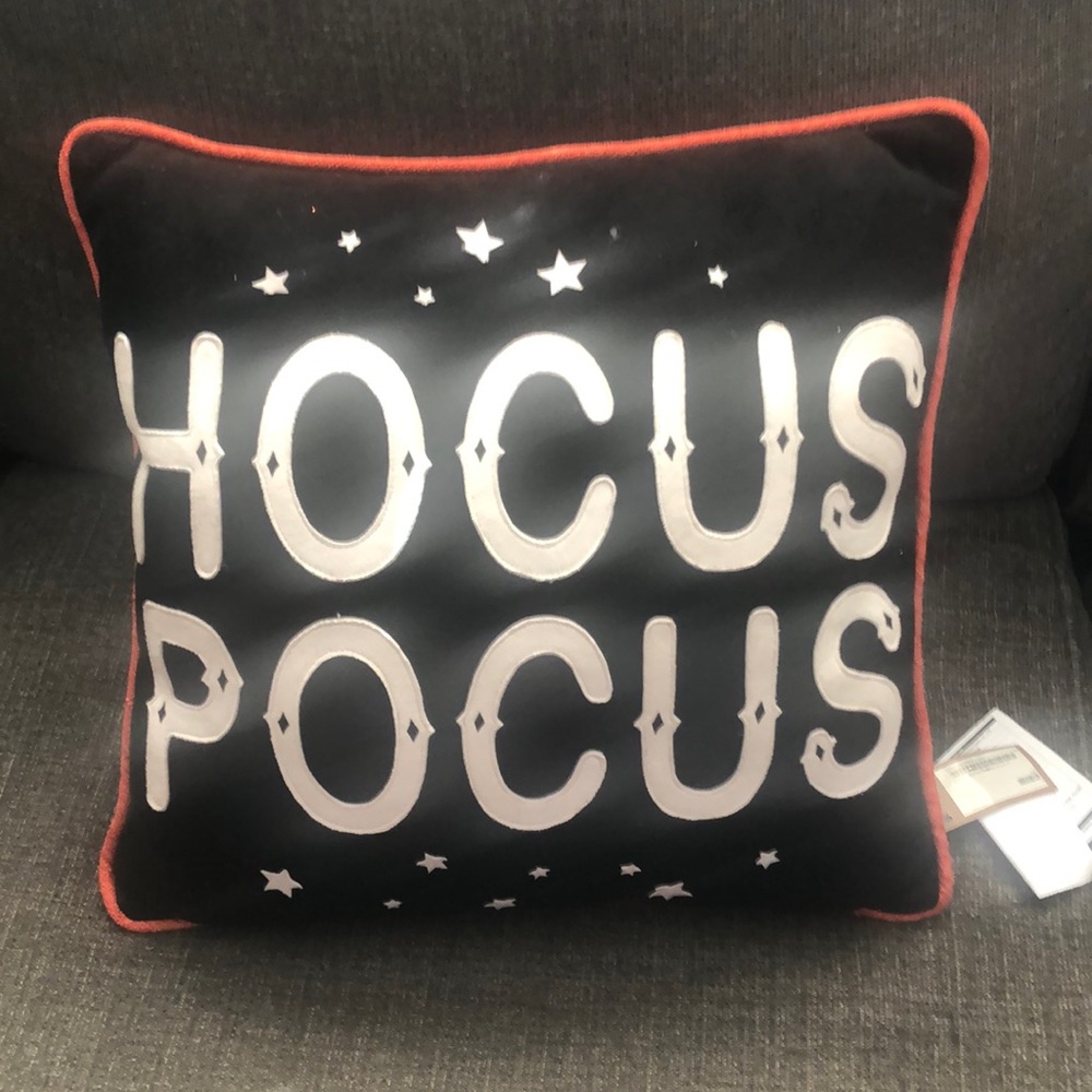 Halloween,Hocus Pocus,black pillow decoration.